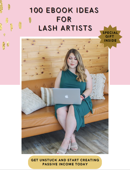 100 Ebook Ideas For Lash Artists *FREE EBOOK*